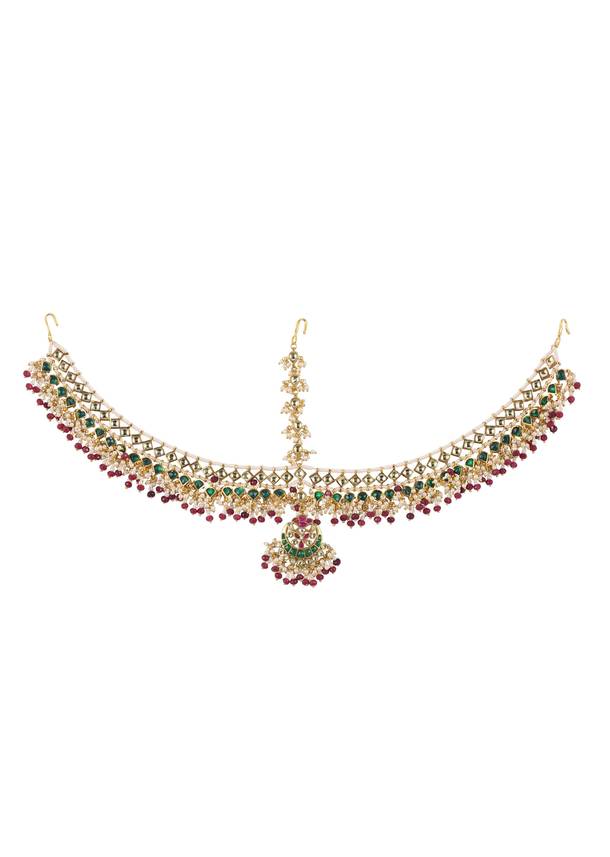 red beaded sheeshphool-sg173584 1