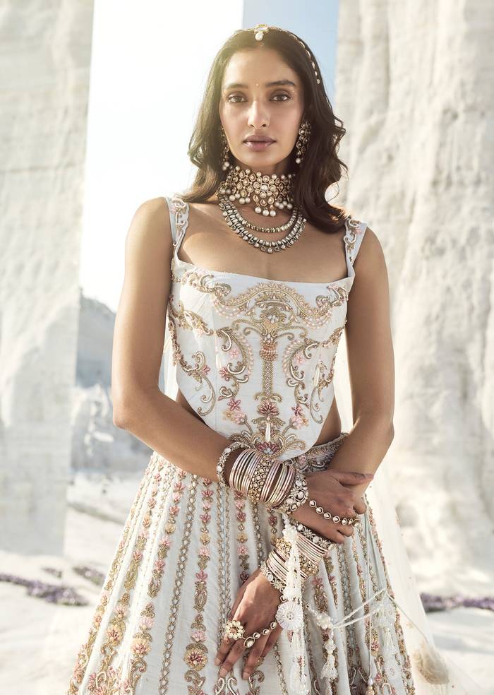 Powder Blue Corset Bridal Vision