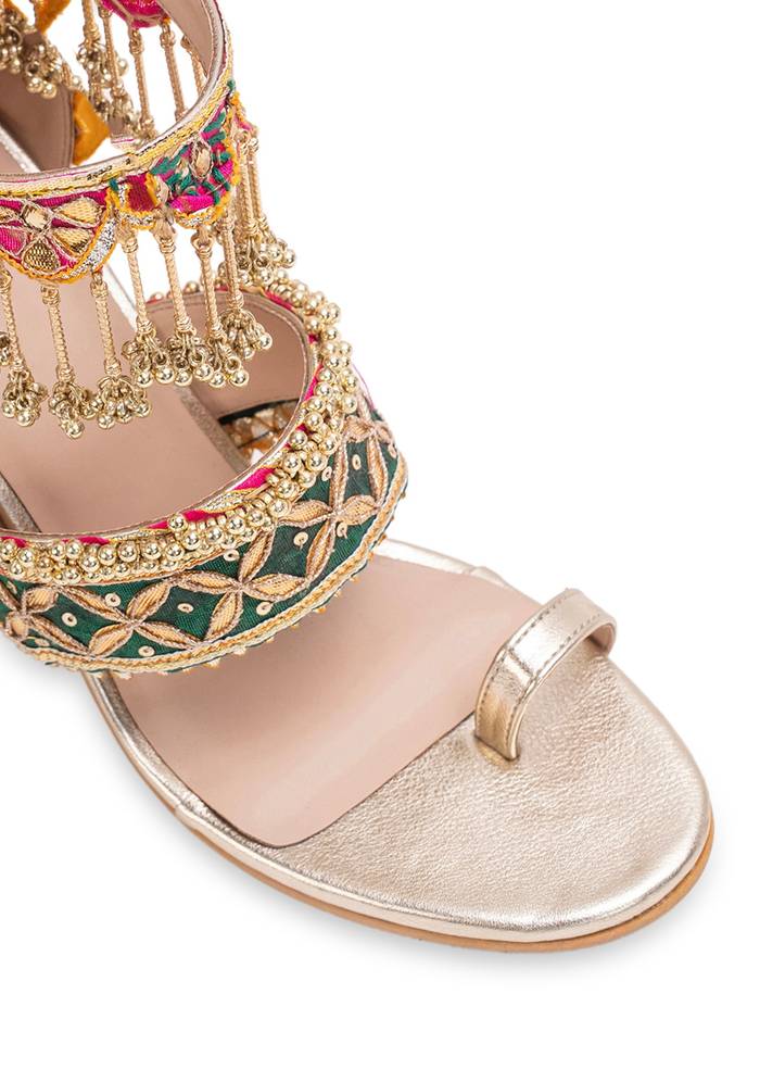 Embellished Statement Heels