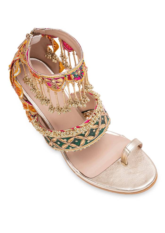 Embellished Statement Heels