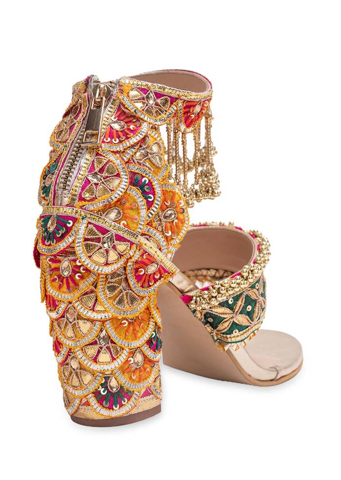 Embellished Statement Heels