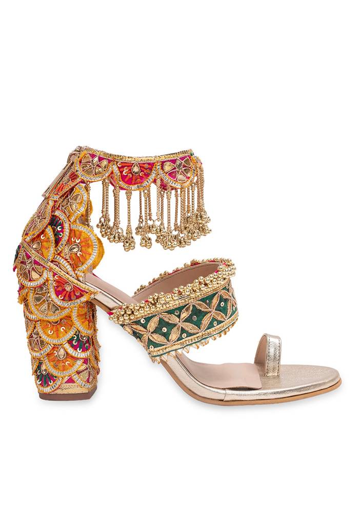 Embellished Statement Heels