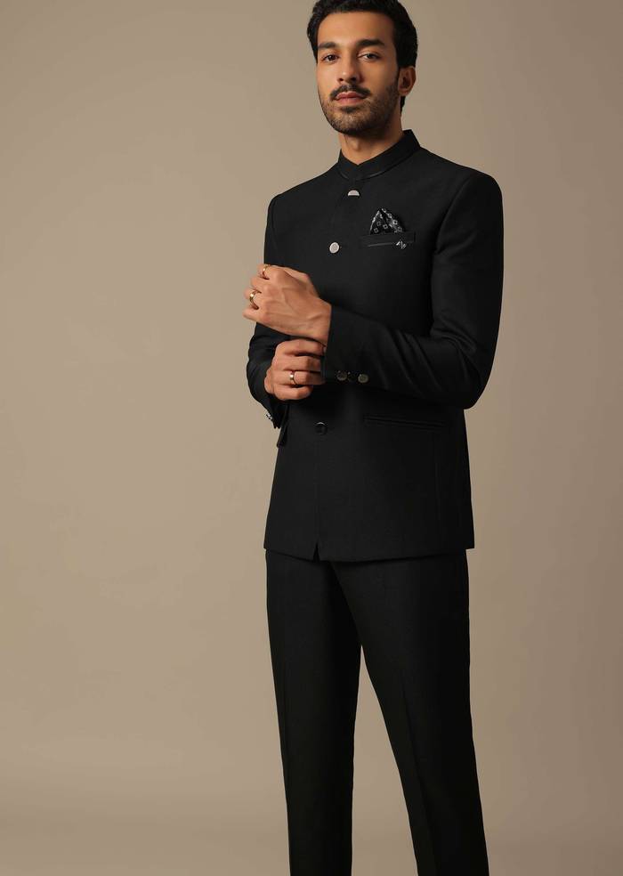 Jodhpuri Suit in Black
