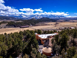 Elegant Off-Grid home with Guest Yurt in SW Colorado.  Views of the San Juan Mountains
