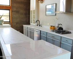 Kitchen Workspace Galore in this Step-Saving Kitchen