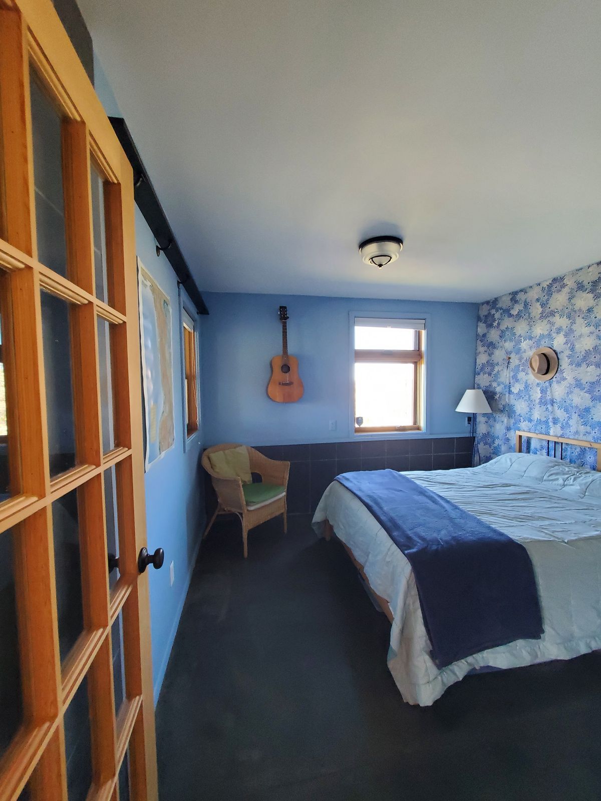 West and south facing bedroom