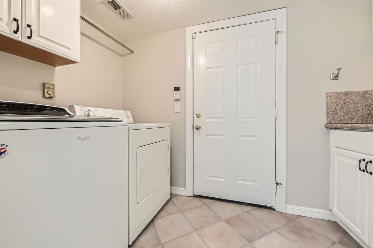 Downstairs laundry