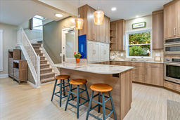 designer kitchen with Dekton counters