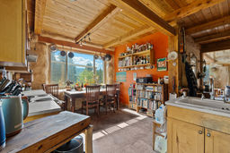 Kitchen from front entrance.