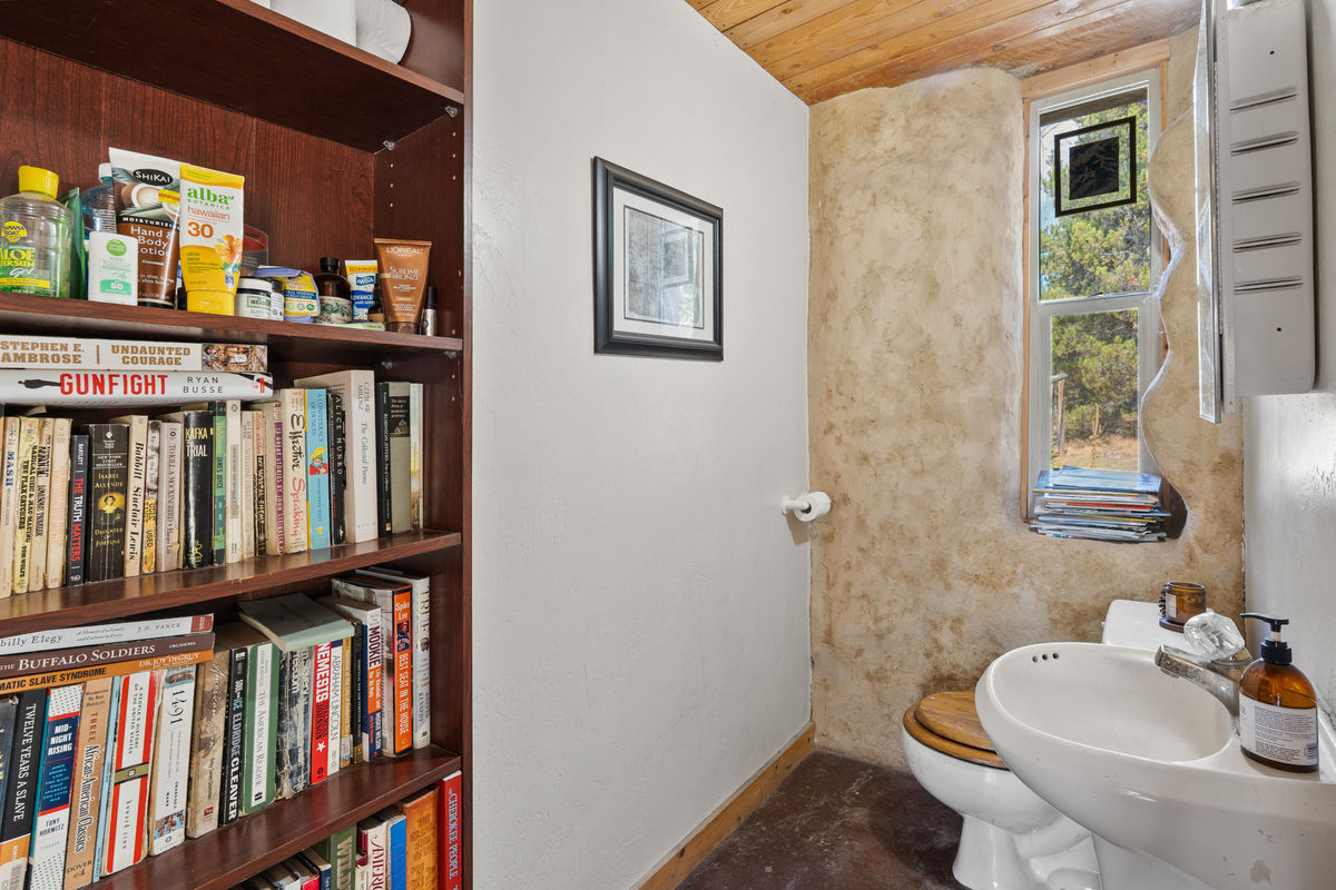 Half bath off kitchen