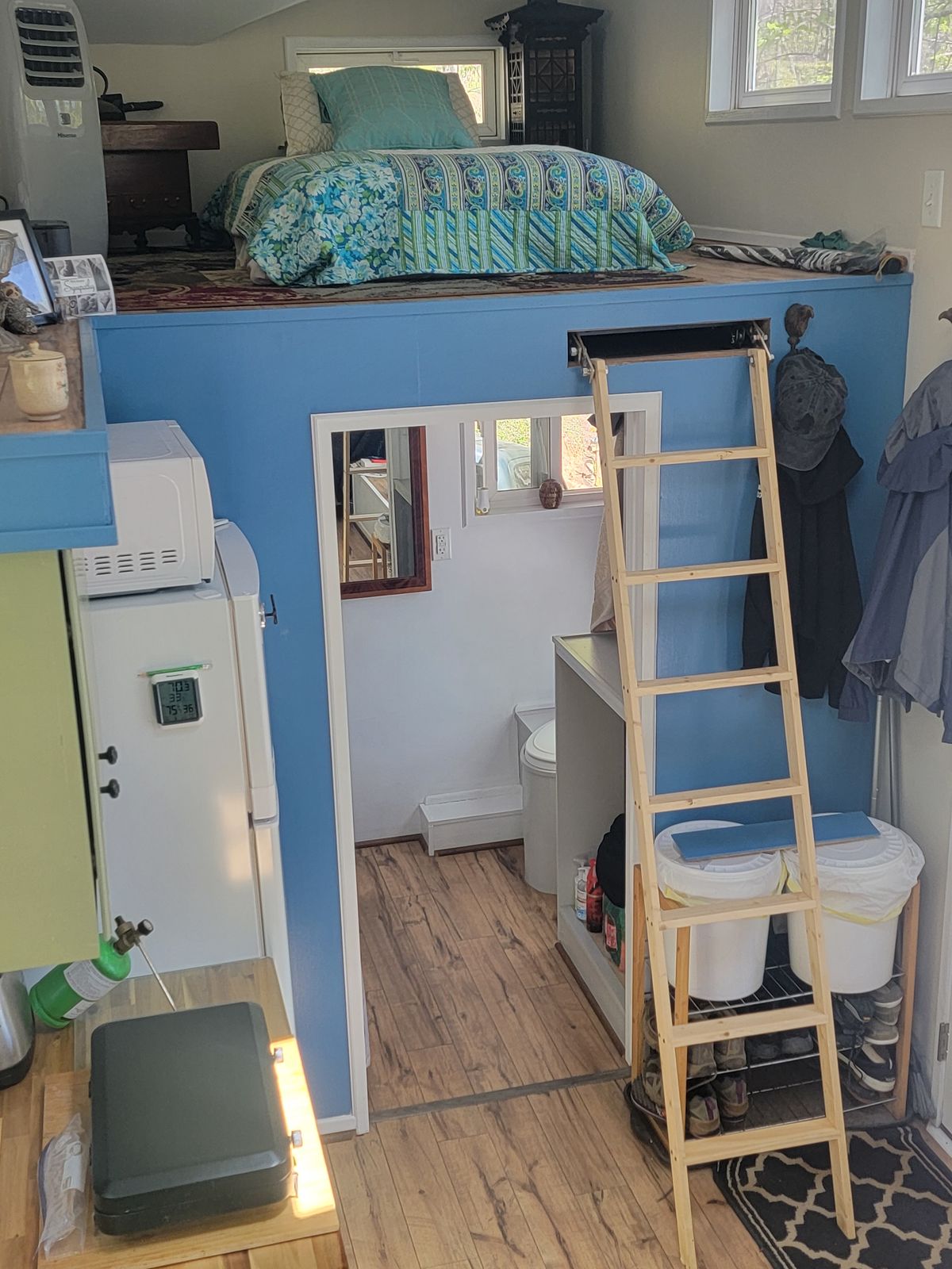 Loft #2 above bathroom