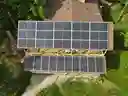 Solar awnings on Lakehouse