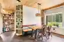 Dining and Built in Shelving