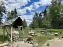 Wood Fired Pizza Oven and Stone Firepit