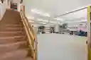 Garage Main House with stairs leading to loft