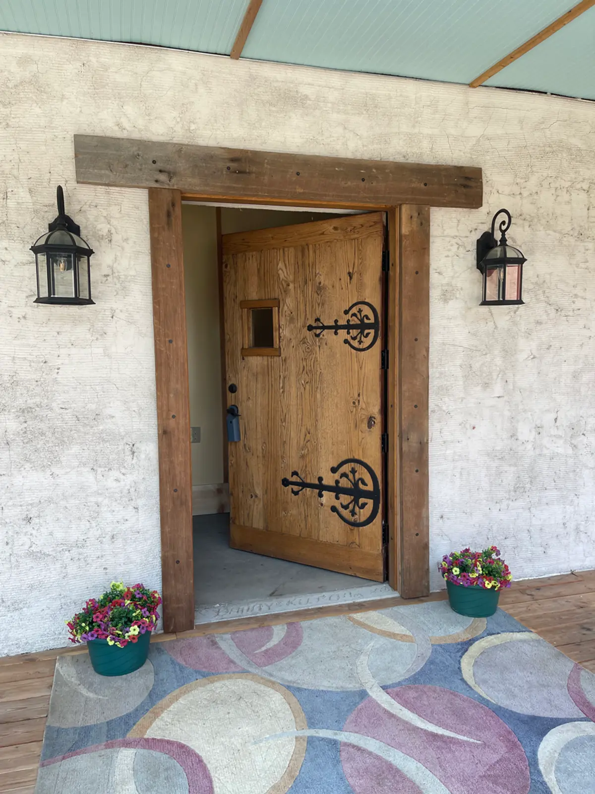 Custom Oak Door