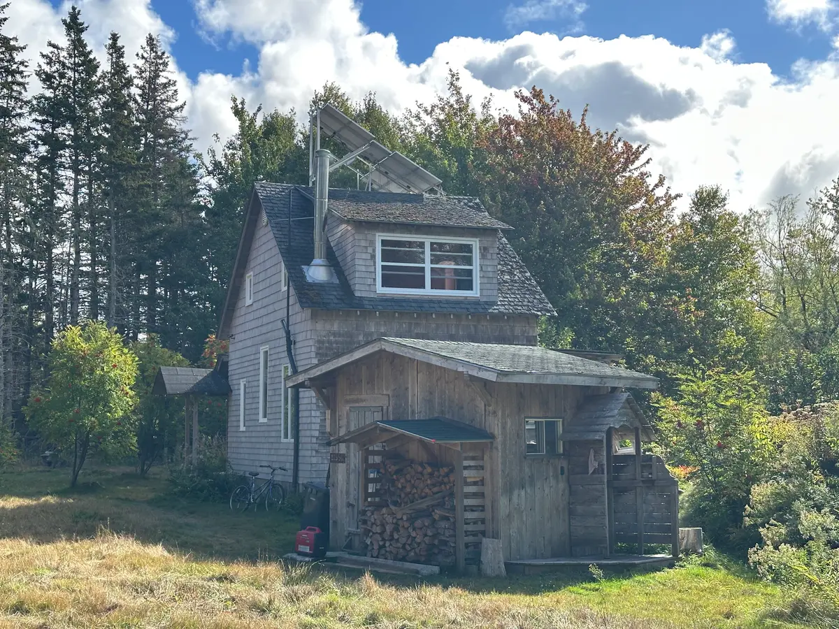 house, woodshed, toolshed, outdoor shower