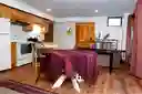 garden-level studio apartment