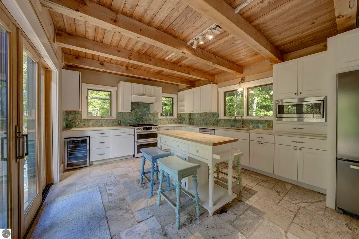 Photo 3 of green home in Leland, Michigan