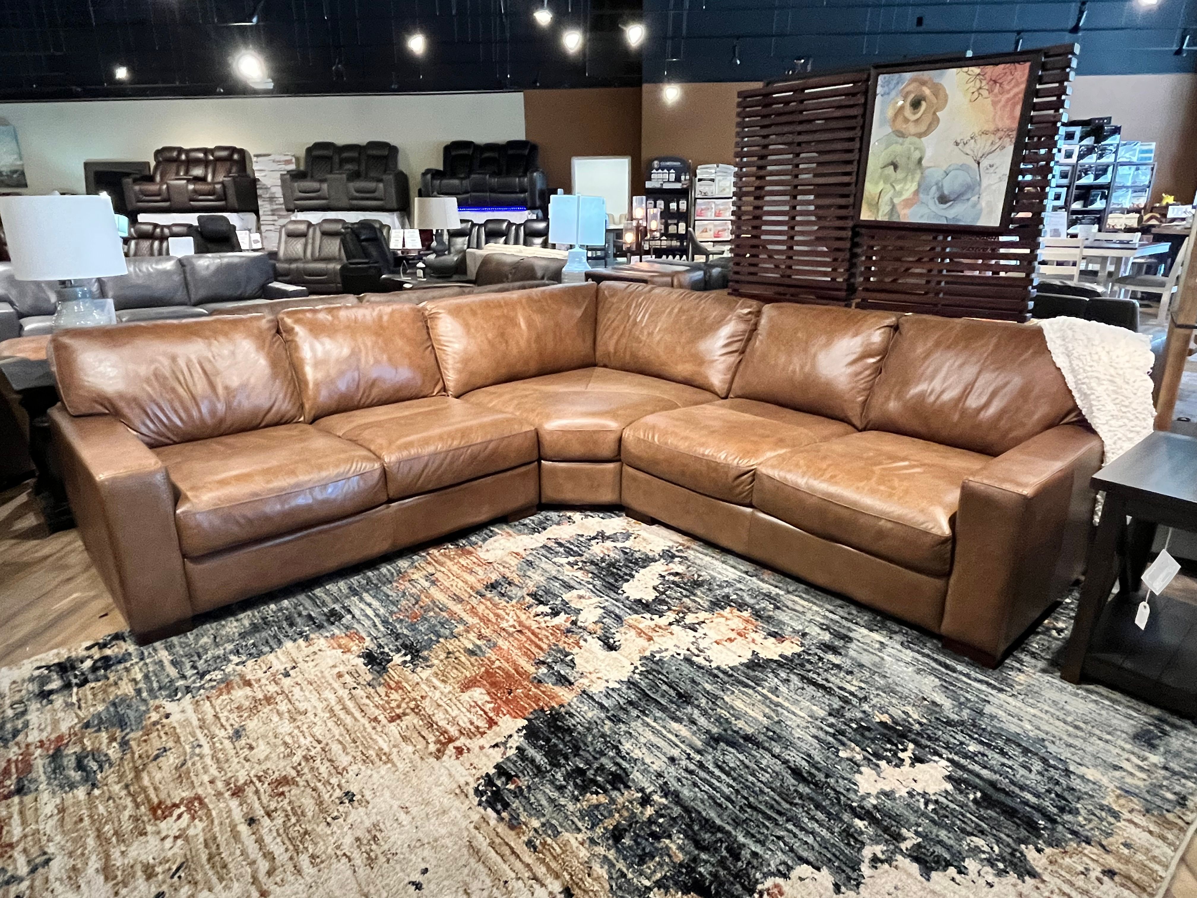 Splendor Chestnut 3 Piece Sectional