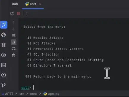 Automated Penetration Testing Tool (APTT)