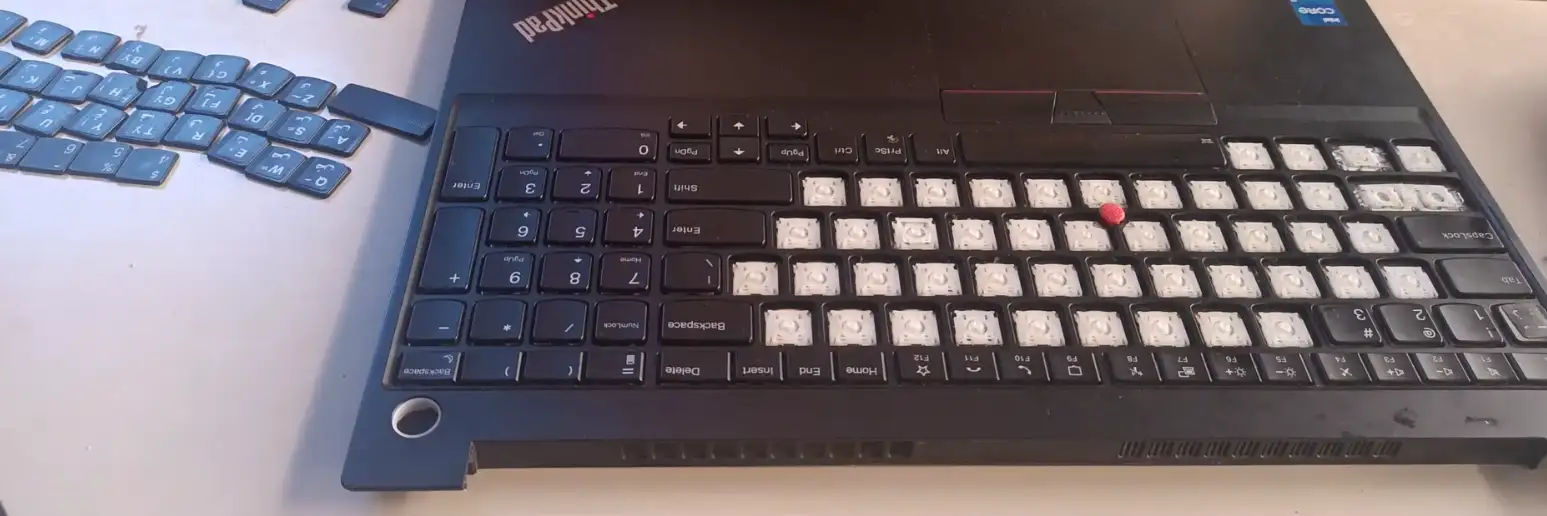 Coffee-Damaged Laptop Restoration