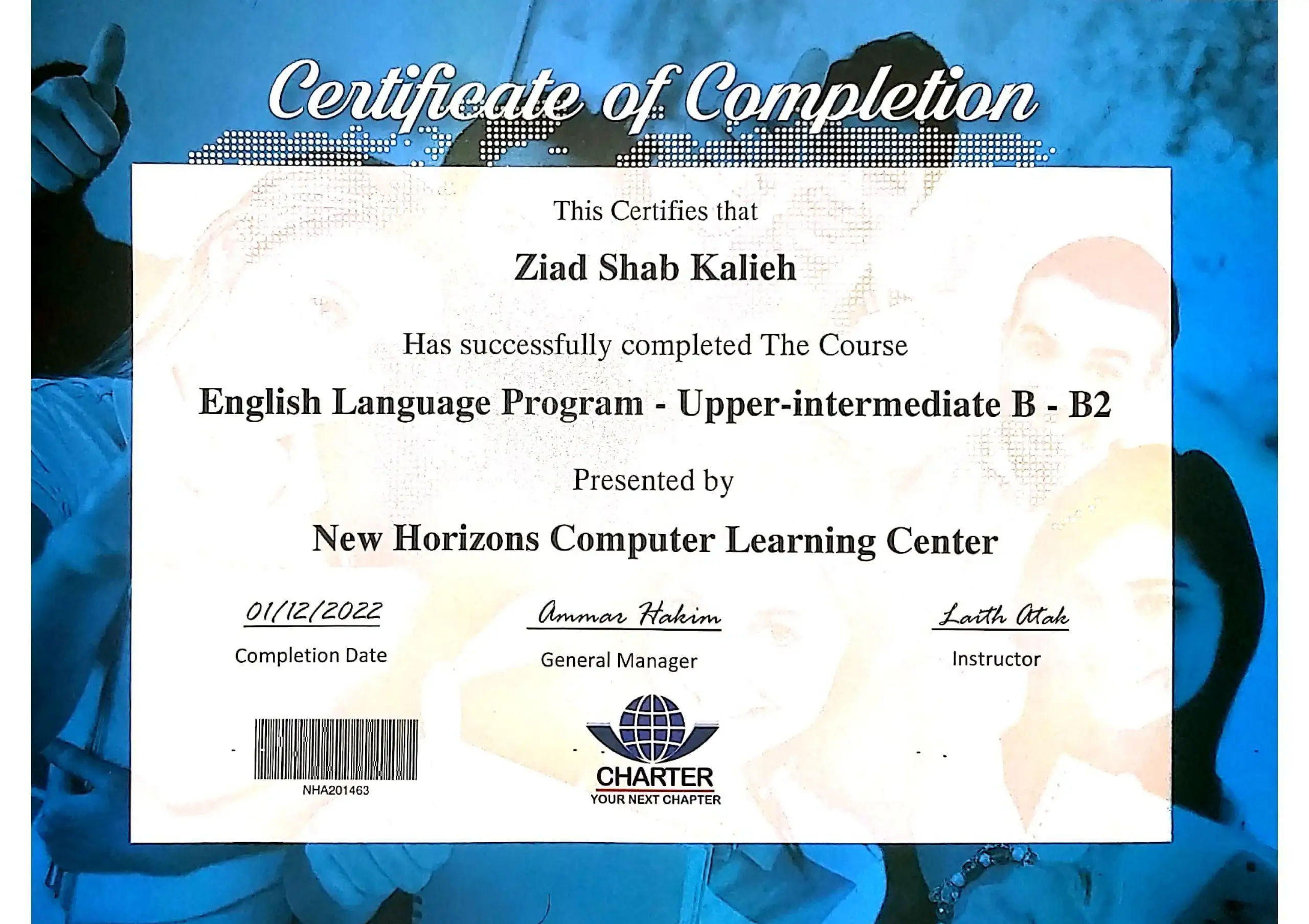 English Language Program - Upper-intermediate B - B2
