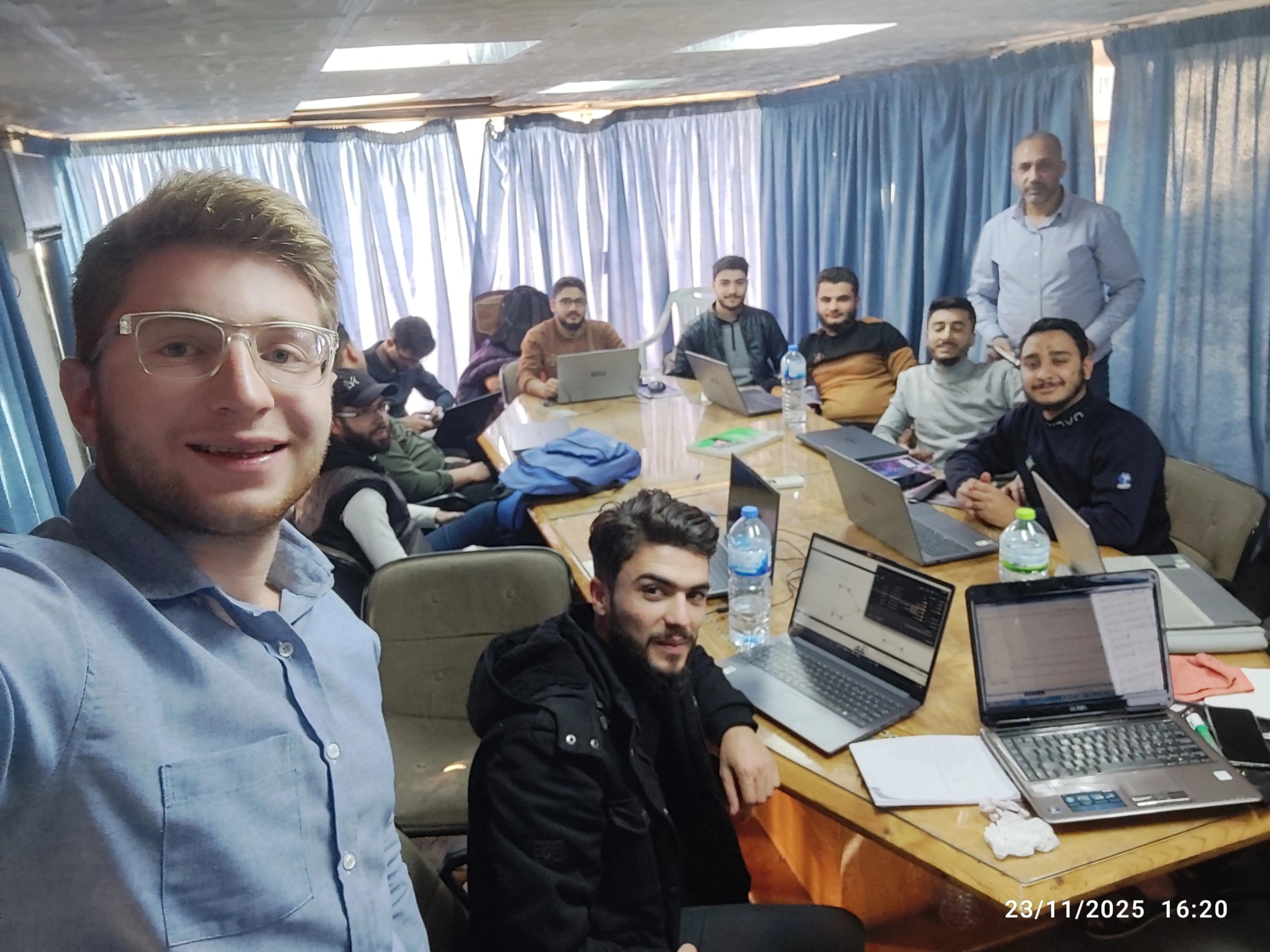 Network security team training prior to operational deployment