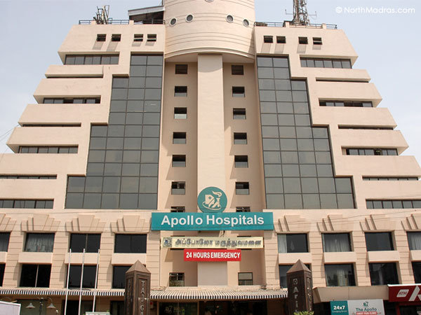  Apollo Hospital, Sowcarpet, Chennai