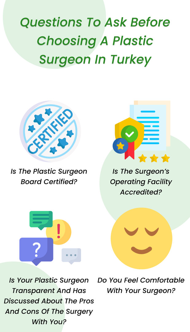 Questions To Ask Before Choosing A Plastic Surgeon in Turkey