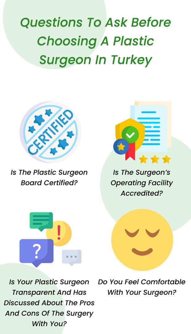 Questions To Ask Before Choosing A Plastic Surgeon in Turkey