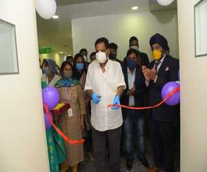Dr Sandeep Singh with Naba Kishore Das, health and family welfare minister, inaugurating sports center Bhubaneswar Dr Sandeep Singh with Naba Kishore Das, health and family welfare minister, inaugurating sports center Bhubaneswar