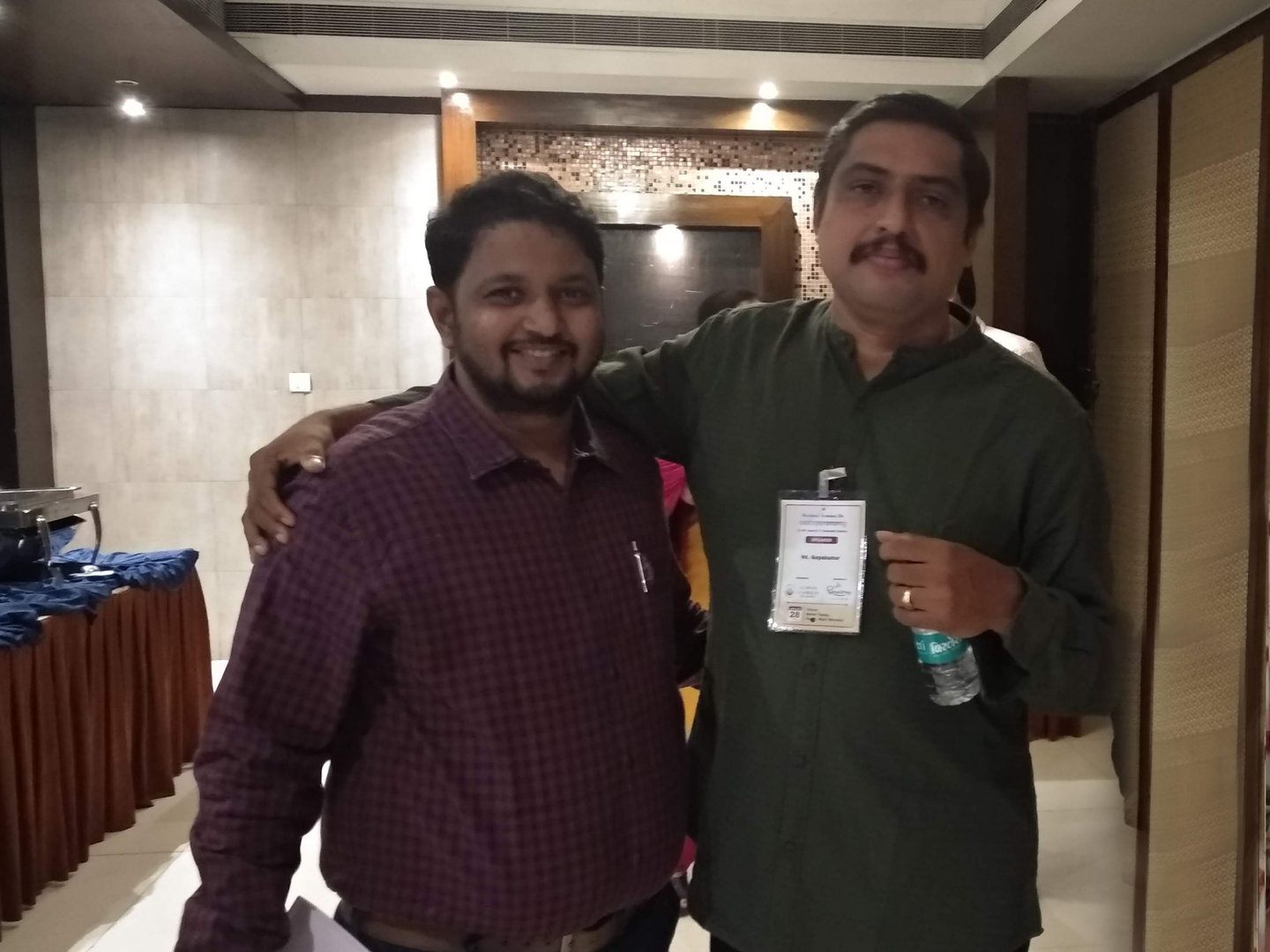 Dr. Kalpesh Mande with his mentor of Panchakarma Dr Gopakumar Dr. Kalpesh Mande with his mentor of Panchakarma Dr Gopakumar