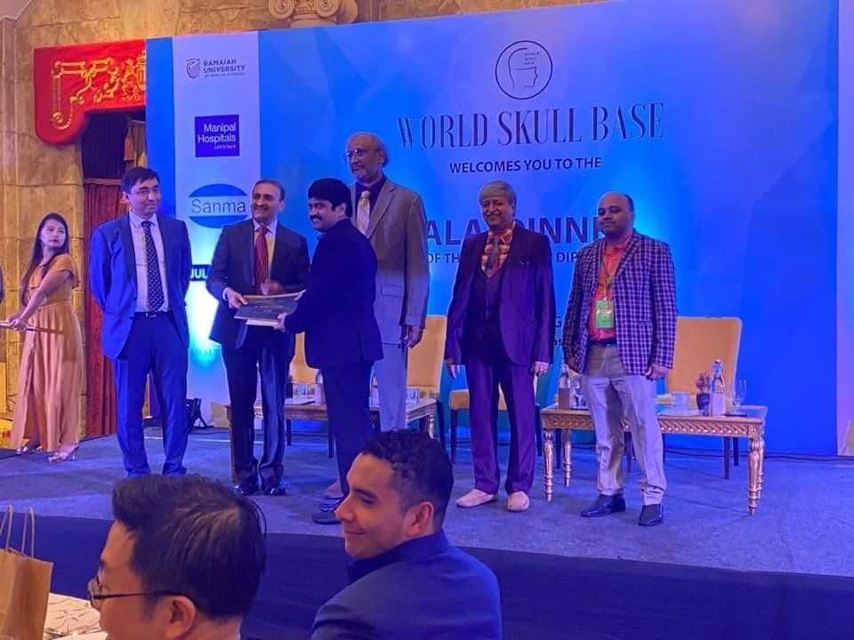 Dr Pradeep Vundavalli at World Skull Base Dr Pradeep Vundavalli at World Skull Base