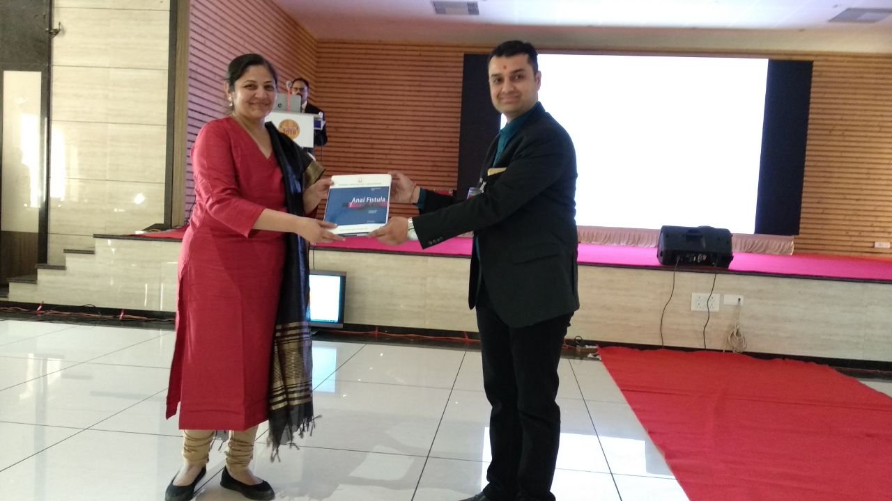 Dr. Dipesh receiving award in a National Conference Dr. Dipesh receiving award in a National Conference