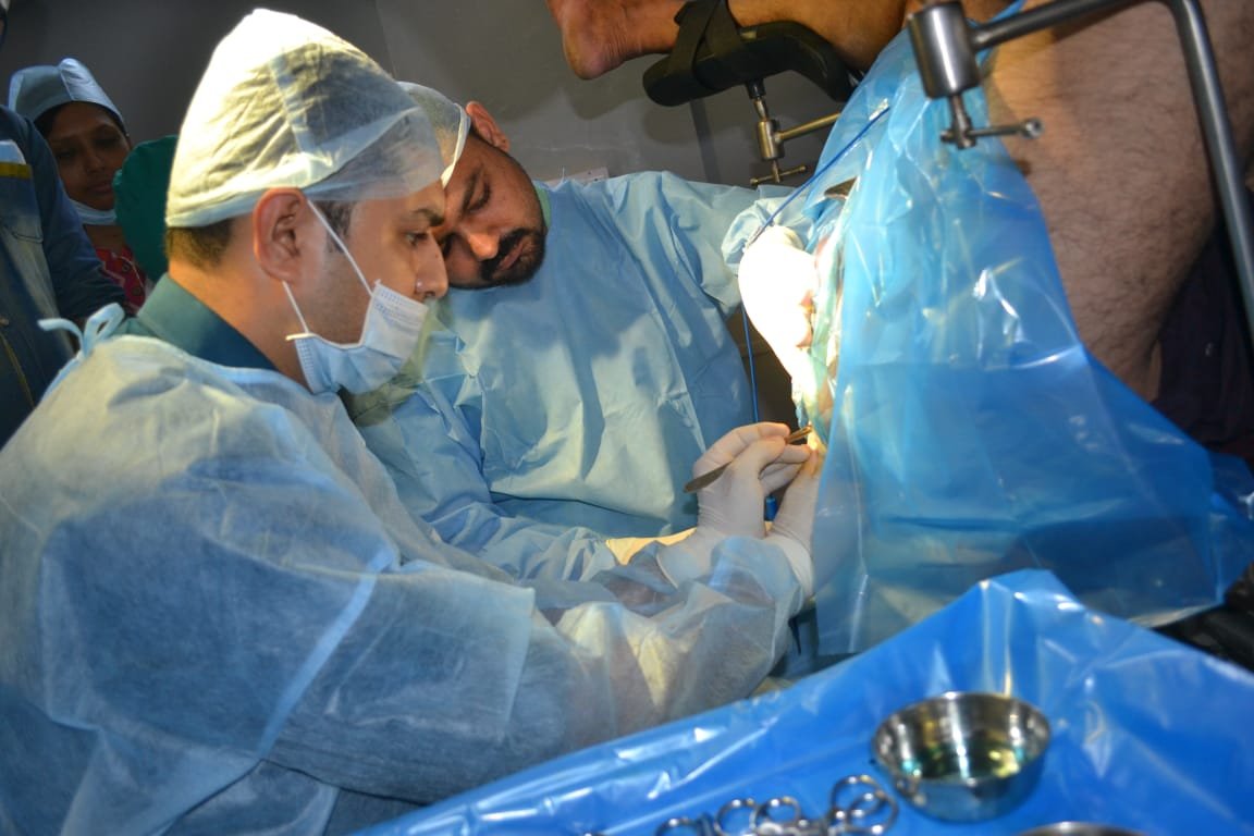 Dr. Dipesh at Ano Rectal Operative Mega Camp