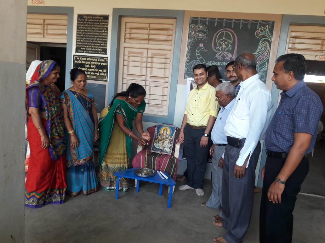 Dr. Dipesh in Samatra Village check-up camp