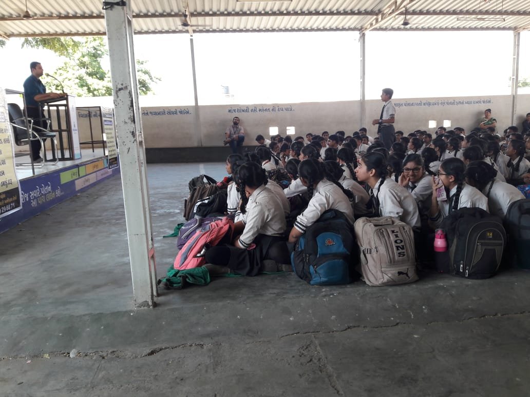 Dr. Dipesh interacting with students Dr. Dipesh interacting with students