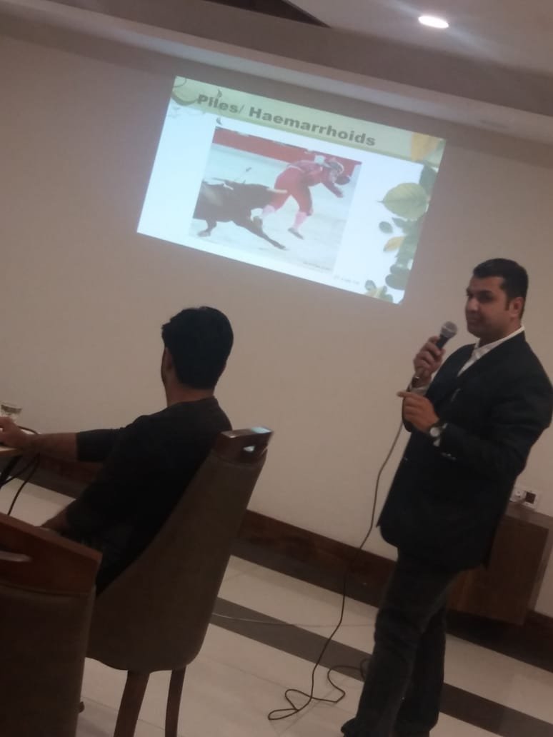 Dr. Dipesh explaining about piles Dr. Dipesh explaining about piles