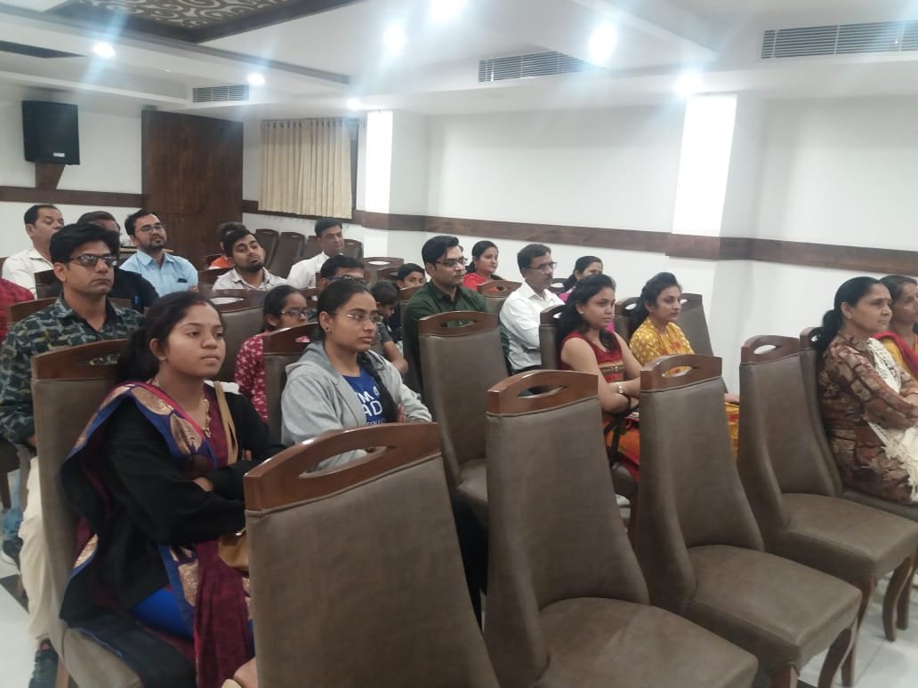 Volunteers attending the lecture of Dr. Dipesh