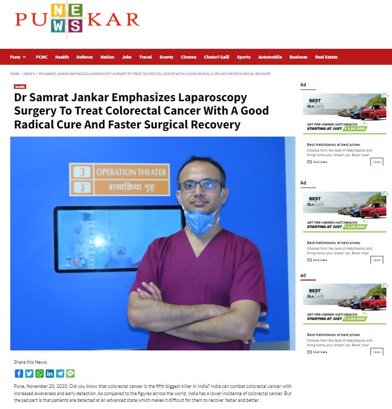 Press Release For Dr Samrat Jankar Press Release For Dr Samrat Jankar
