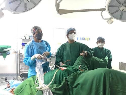 Total laparoscopic hysterectomy