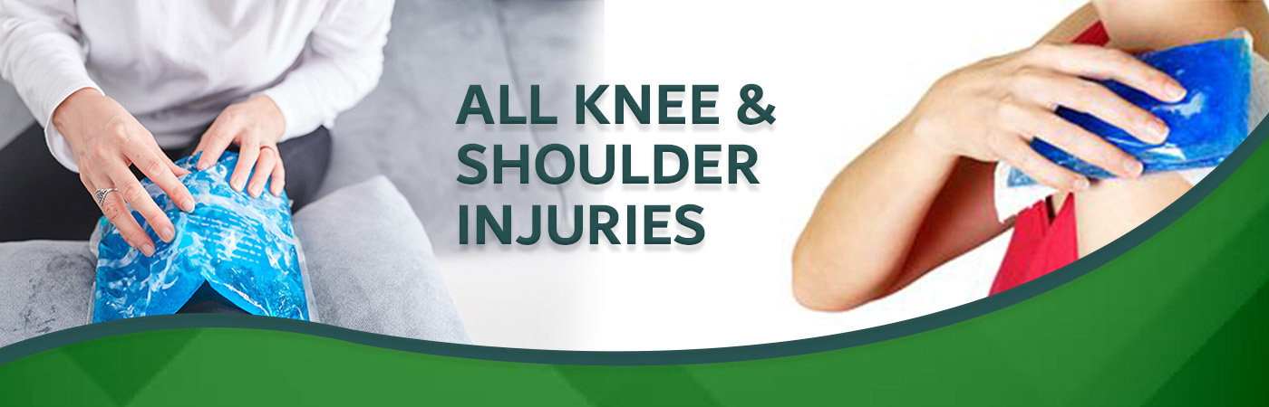 All knee and shoulder injuries All knee and shoulder injuries