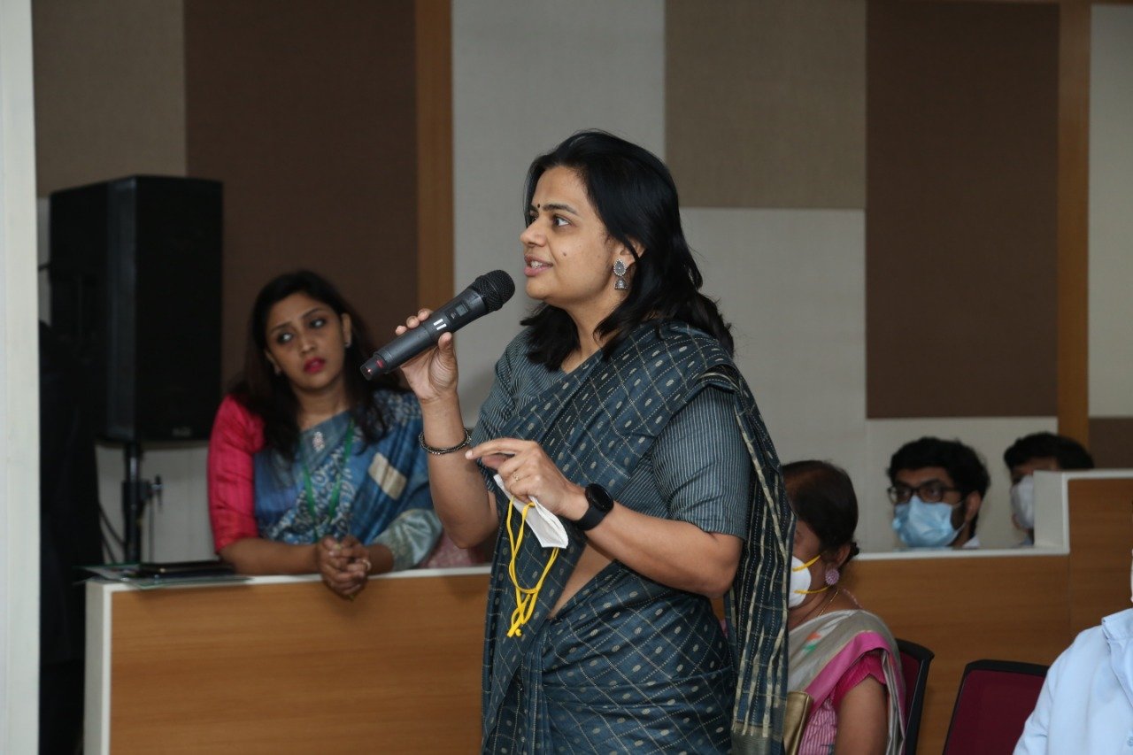 Dr. Nisha Vishnu speaking on Surgical workshop on early stage breast cancer held in Bangalore Dr. Nisha Vishnu speaking on Surgical workshop on early stage breast cancer held in Bangalore
