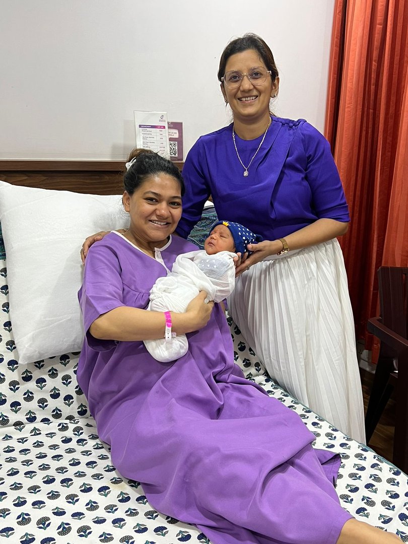 Successfully Delivered New Born Successfully Delivered New Born