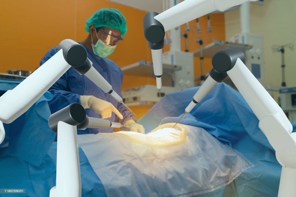 Robotic cancer surgery