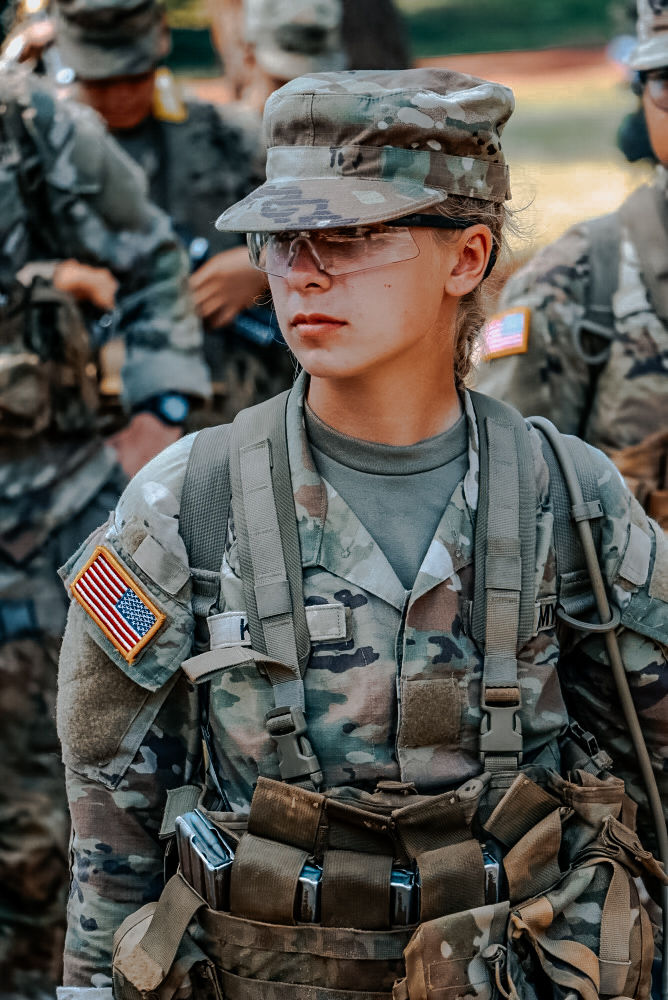Military professional representing Damon Landscape's values