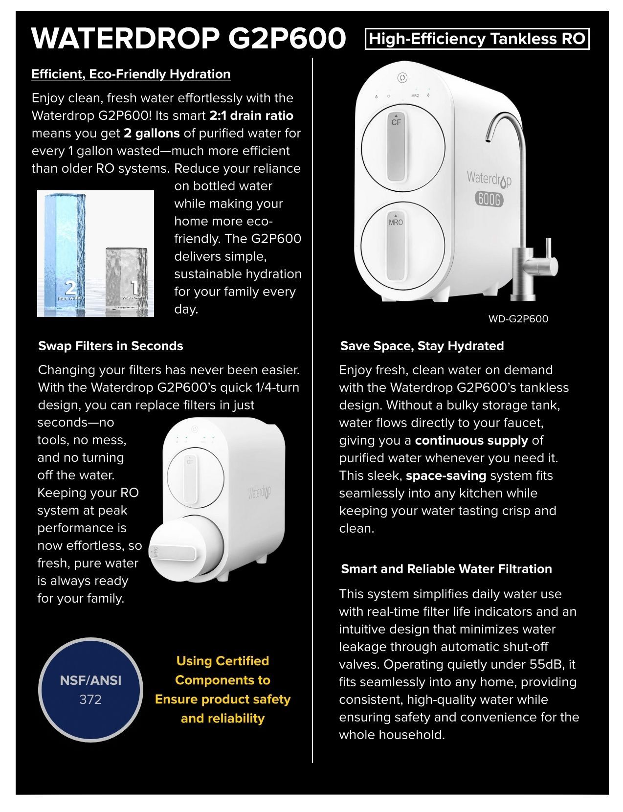 Waterdrop G2P600