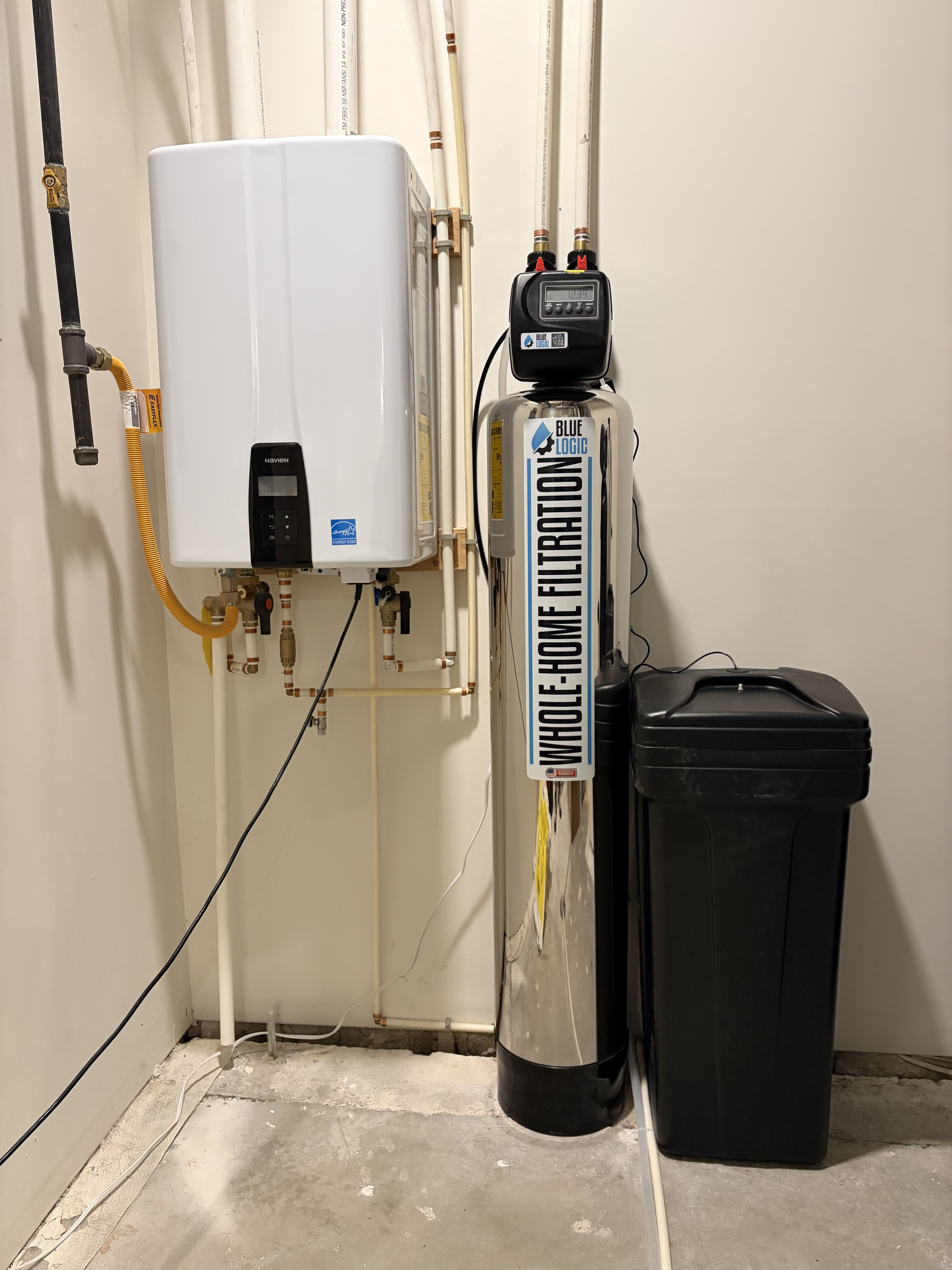 Blue Logic Whole-Home Water Filtration System Install