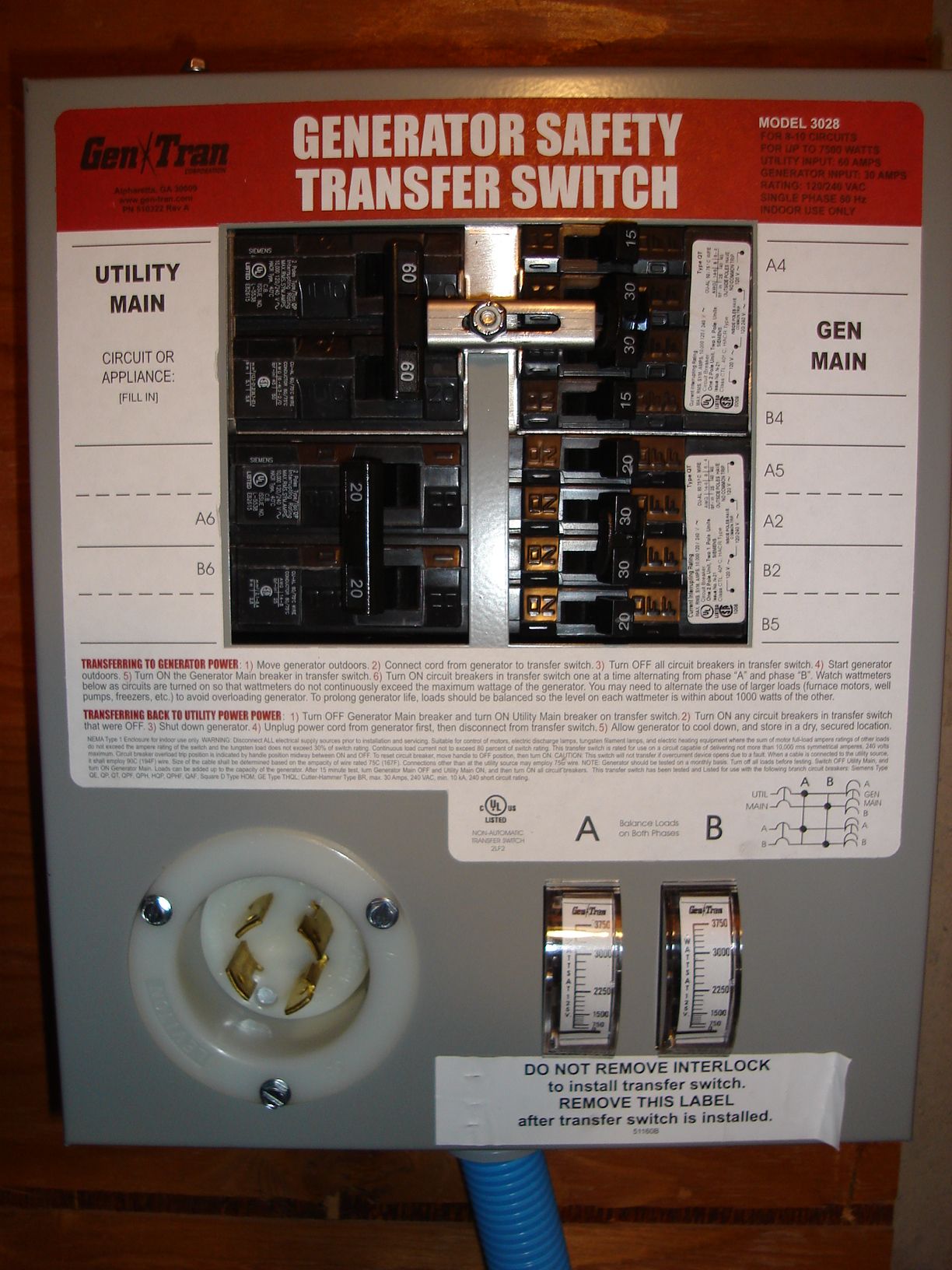 Generator Interlocker Generator Interlock Kits Installation | Horizon Electrical